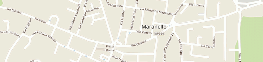 Mappa della impresa manfredini mario a MARANELLO