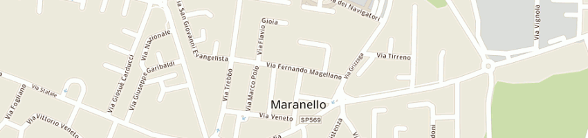 Mappa della impresa idroterm di gibellini roberto a MARANELLO