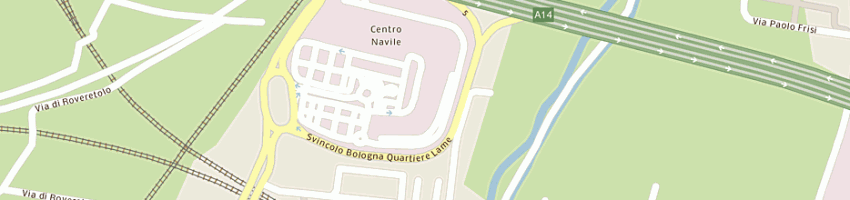 Mappa della impresa centro commerciale navile a BOLOGNA