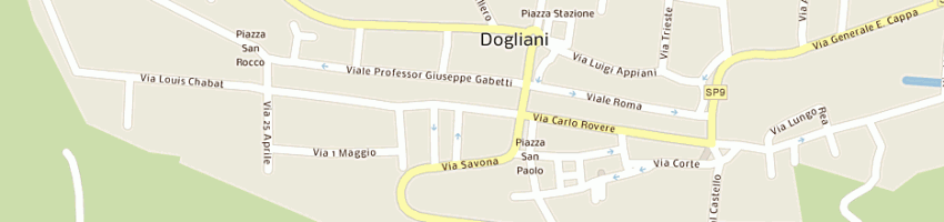 Mappa della impresa municipio a DOGLIANI