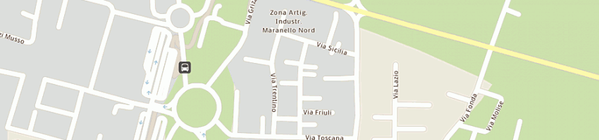 Mappa della impresa tecoma (srl) a MARANELLO