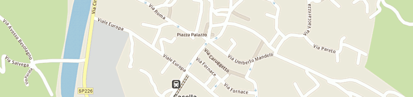 Mappa della impresa ristorante centrale a CASELLA