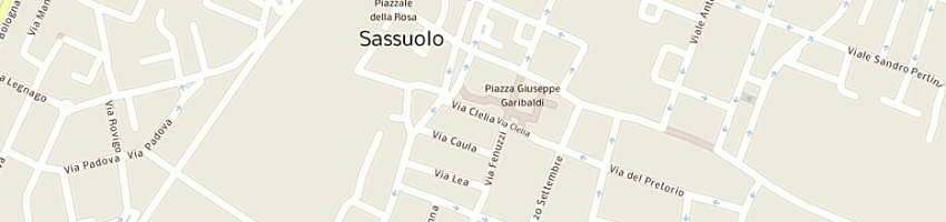 Mappa della impresa borgonuovo (srl) a SASSUOLO