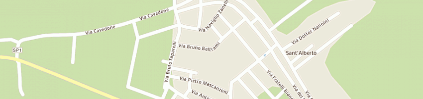 Mappa della impresa studio veterinario urbancich dr santarini a RAVENNA