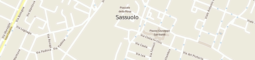 Mappa della impresa studio pincelli e associati a SASSUOLO