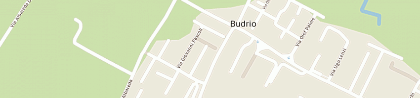 Mappa della impresa brini giuseppe a BUDRIO