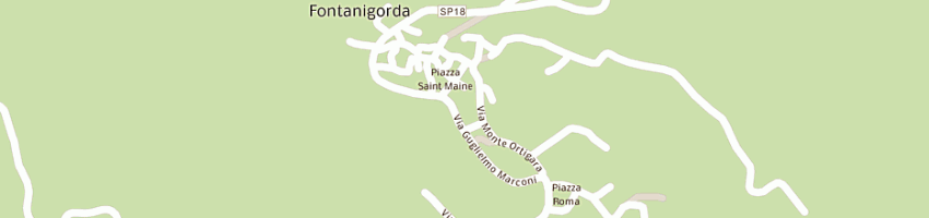Mappa della impresa usl 3 genovese a FONTANIGORDA