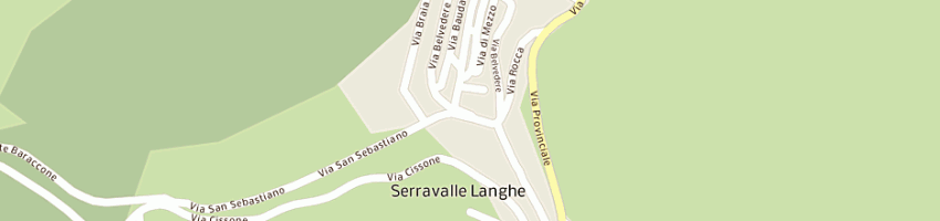 Mappa della impresa trattoria belvedere a SERRAVALLE LANGHE