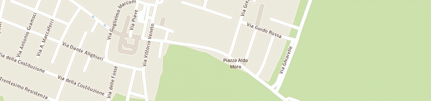Mappa della impresa pizzeria aquila di giuseppe corrao e c snc a SAN CESARIO SUL PANARO