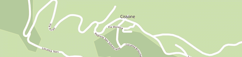 Mappa della impresa del tufo bruno a CISSONE