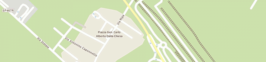 Mappa della impresa quick sas di bagni maurizio e c a REGGIO EMILIA