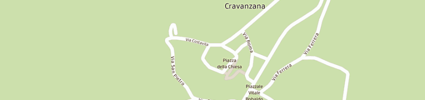Mappa della impresa locanda degli sfizi di bevione pinuccia a CRAVANZANA