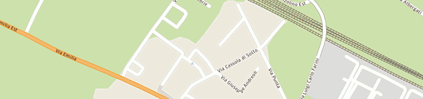 Mappa della impresa eurohotel snc di federico e simona filippetti a CASTELFRANCO EMILIA