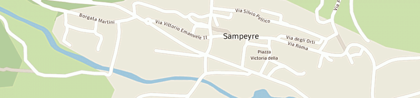 Mappa della impresa camping val varaita a SAMPEYRE