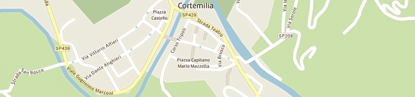 Mappa della impresa francone remo a CORTEMILIA