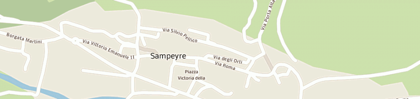 Mappa della impresa ristorante pizzeria co di blin a SAMPEYRE