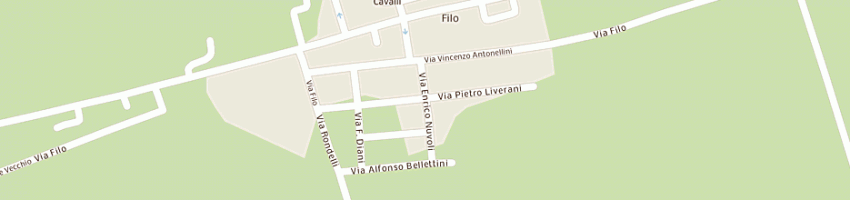 Mappa della impresa fornaciari oriella a ALFONSINE