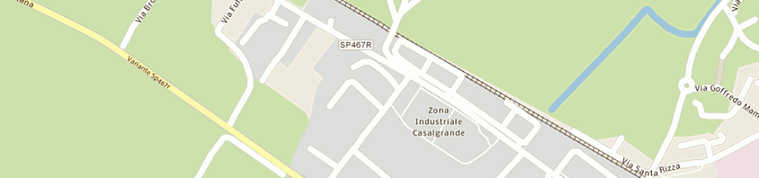 Mappa della impresa intercom di castellani andrea e c snc a CASALGRANDE