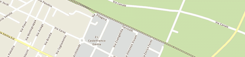 Mappa della impresa trenton spa a CASTELFRANCO EMILIA