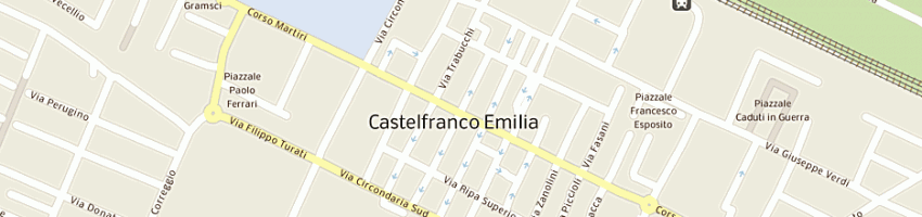 Mappa della impresa centro servizi silver a CASTELFRANCO EMILIA