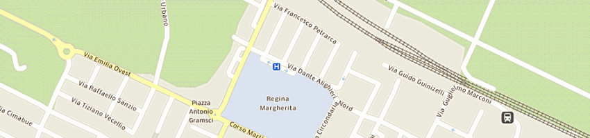 Mappa della impresa vicinelli anna a CASTELFRANCO EMILIA