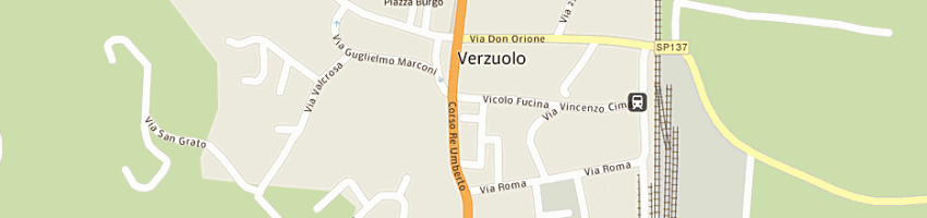 Mappa della impresa municipio a VERZUOLO