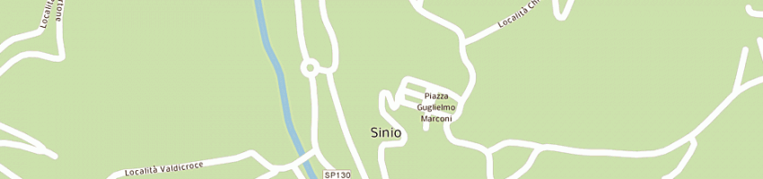 Mappa della impresa municipio a SINIO