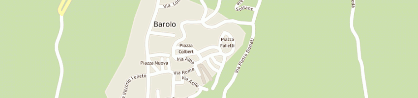 Mappa della impresa osteria la cantinella a BAROLO