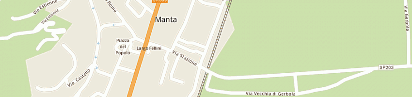 Mappa della impresa brizio gianmario a MANTA