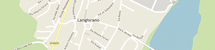 Mappa della impresa trattoria bar montelupo a LANGHIRANO