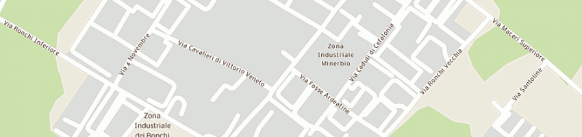 Mappa della impresa losi vittorio e c (snc) a MINERBIO