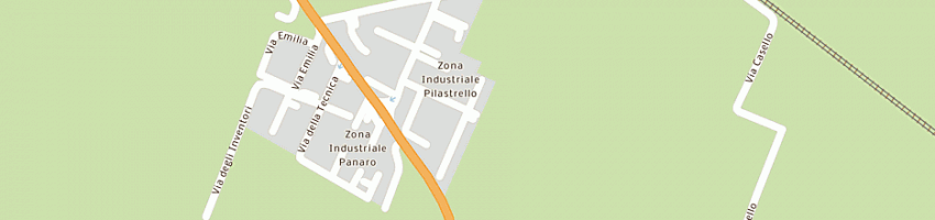 Mappa della impresa elettro eco srl a CASTELFRANCO EMILIA