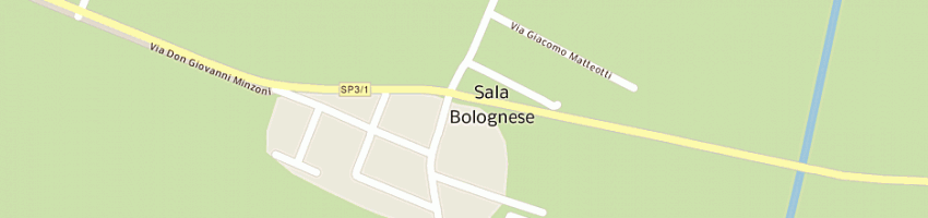 Mappa della impresa bar tramezzino a SALA BOLOGNESE