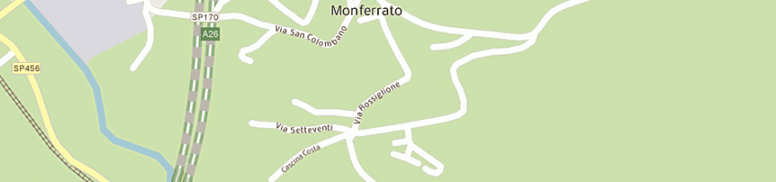 Mappa della impresa parrocchia nativita' a BELFORTE MONFERRATO