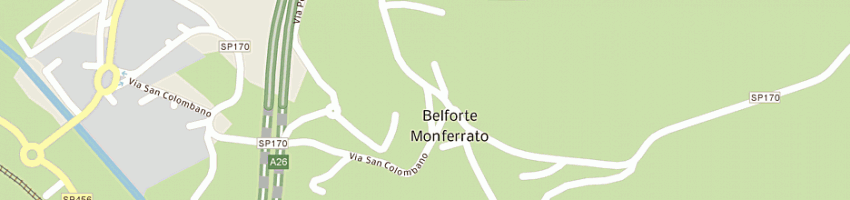 Mappa della impresa meccanica belforte srl a BELFORTE MONFERRATO