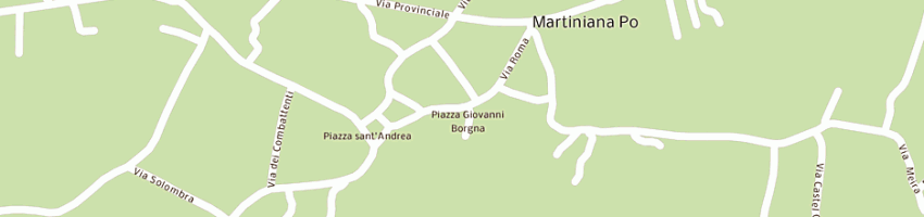 Mappa della impresa municipio a MARTINIANA PO
