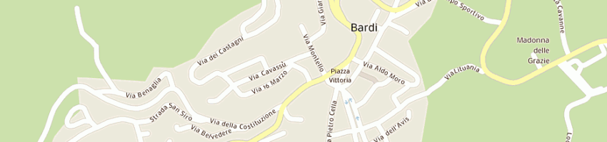 Mappa della impresa carabinieri a BARDI