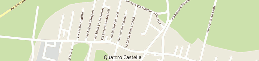 Mappa della impresa campioli riccardo a QUATTRO CASTELLA