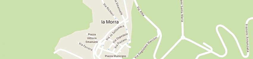 Mappa della impresa bacco e tabacco di losinno claudio a LA MORRA