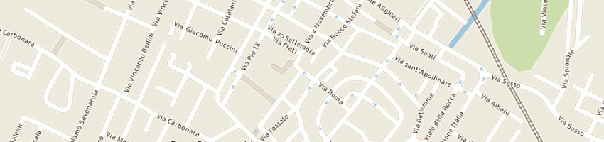 Mappa della impresa padovani di padovani uber a SAN GIOVANNI IN PERSICETO