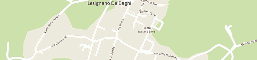 Mappa della impresa boschi cav umberto (spa) a LESIGNANO DE BAGNI