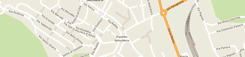 Mappa della impresa municipio a SALUZZO