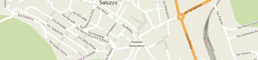 Mappa della impresa caffe' vecchia saluzzo di bersano simona a SALUZZO