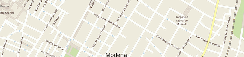 Mappa della impresa cna servizi modena soccoop arl a MODENA