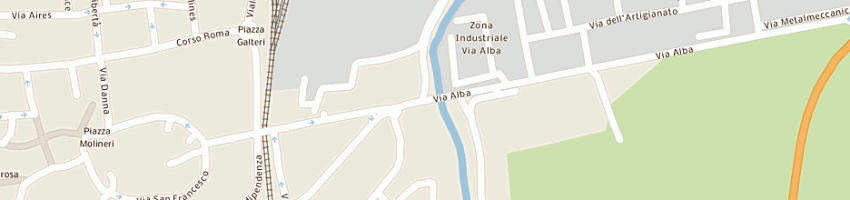 Mappa della impresa on the road snc a SAVIGLIANO