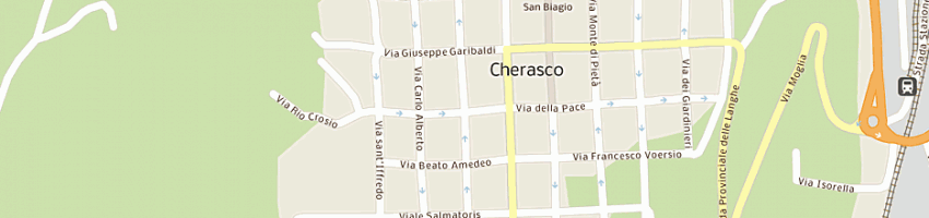 Mappa della impresa pulieco a CHERASCO