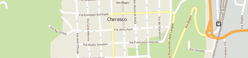 Mappa della impresa ristorante vittorio veneto di sola walter e c sas a CHERASCO