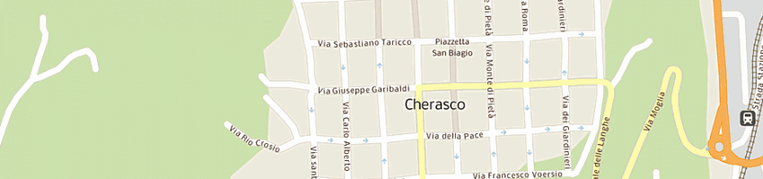 Mappa della impresa panero rag anna clara a CHERASCO