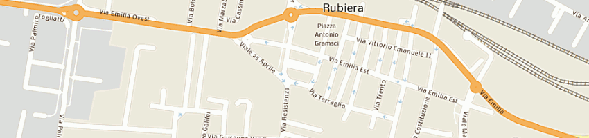 Mappa della impresa idrocentro spa a RUBIERA