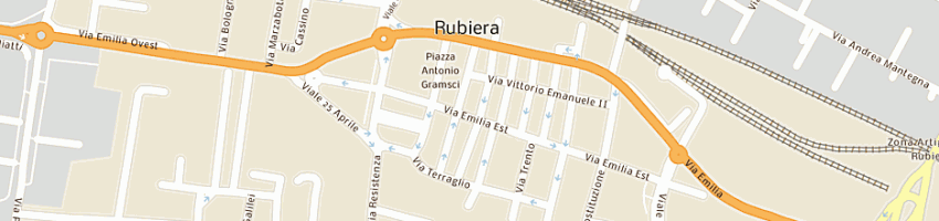 Mappa della impresa ramja srl a RUBIERA